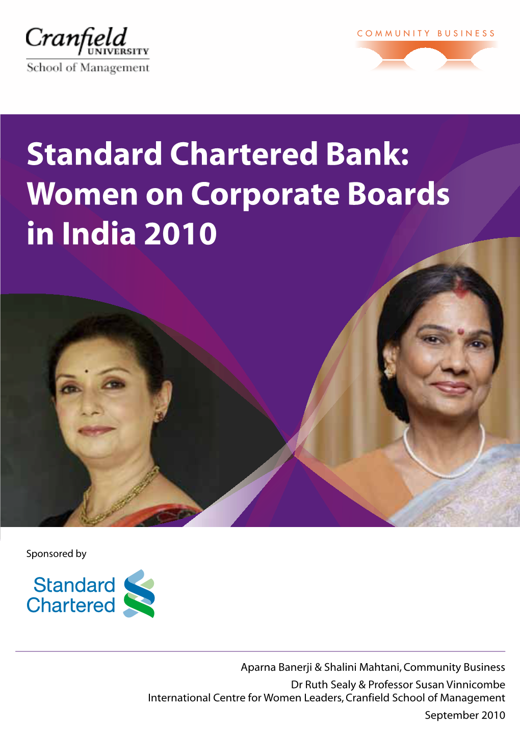 Standard Chartered Bank: Women on Corporate Boards in India 2010