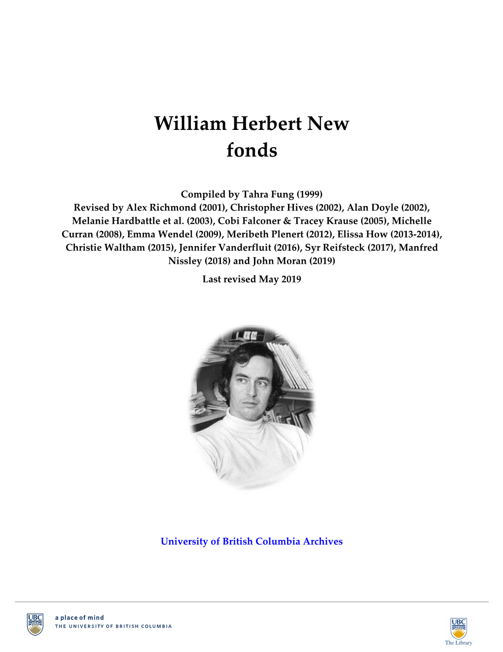 William Herbert New Fonds