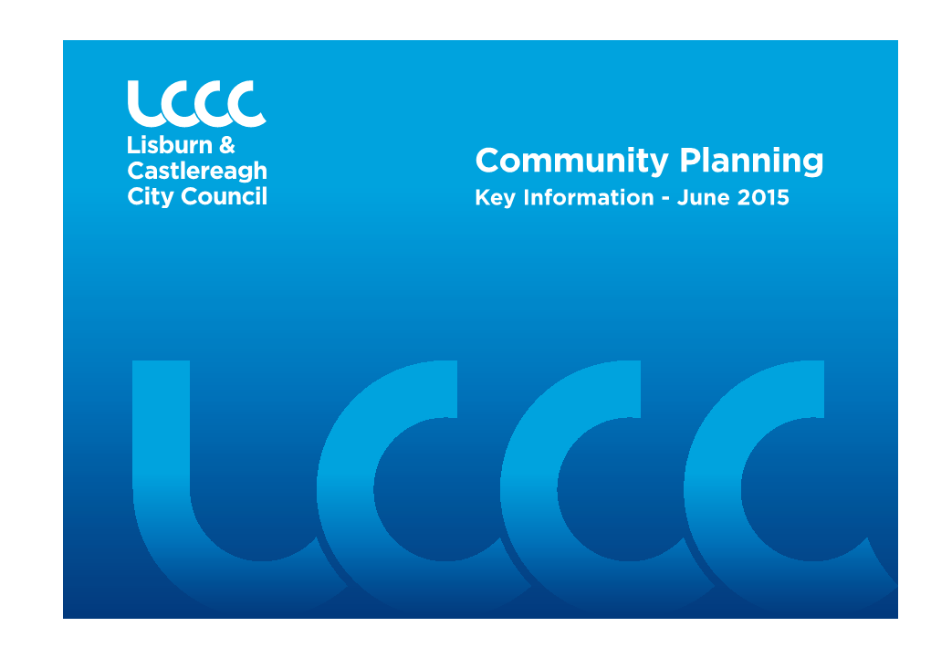 Community Planning Key Information - June 2015 Content