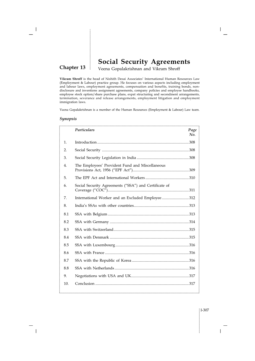 Social Security Agreements