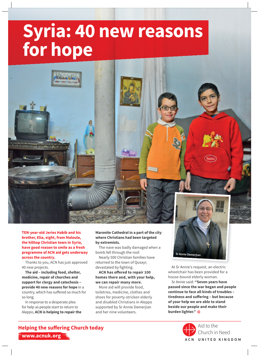 Syria: 40 New Reasons for Hope