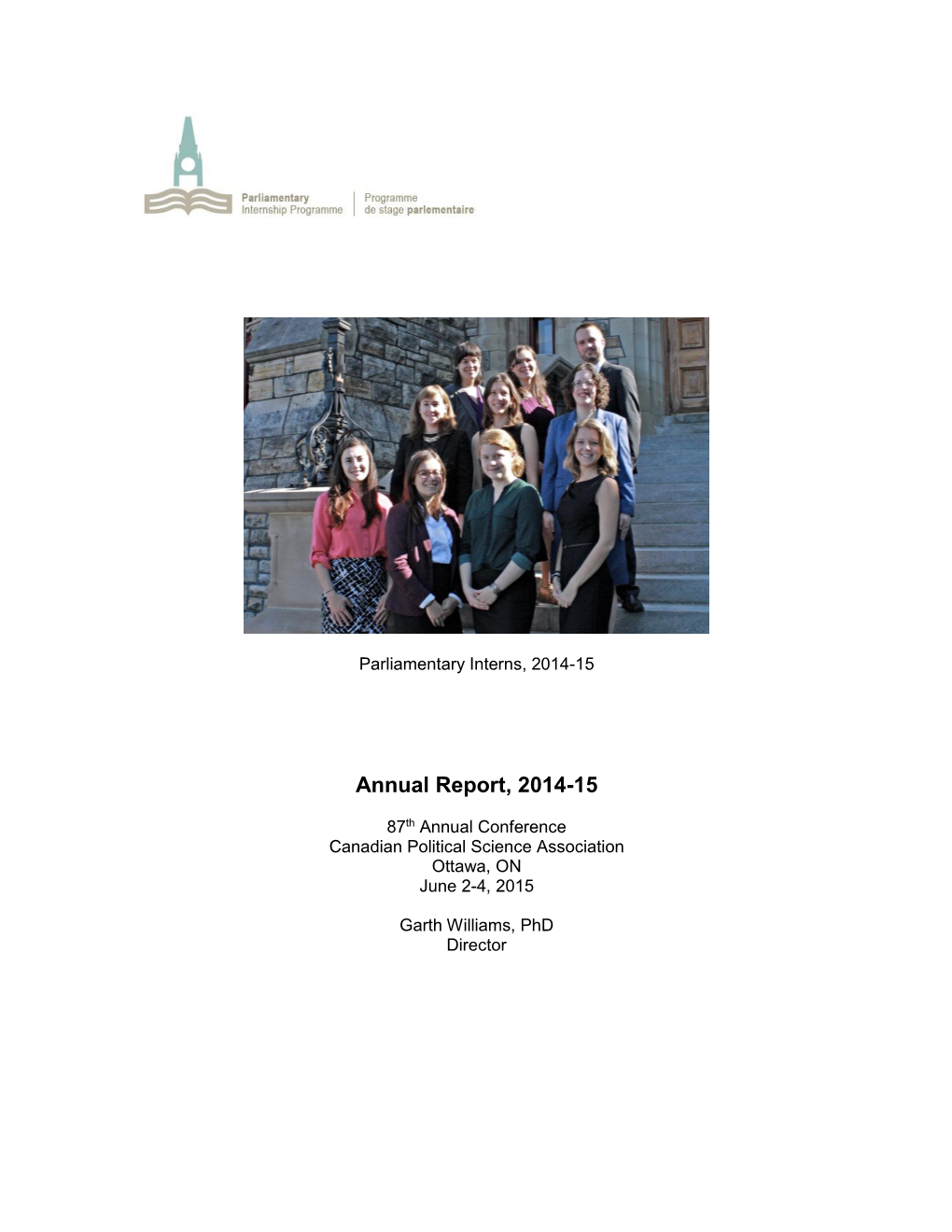 Annual Report, 2014-15