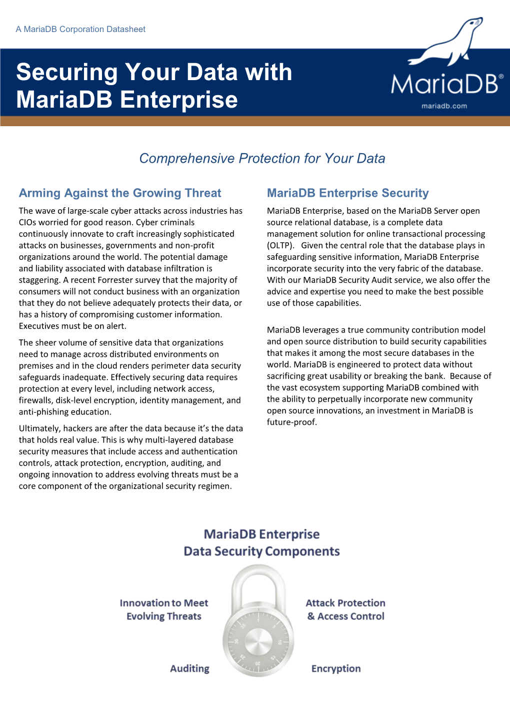 Mariadb Security Brief