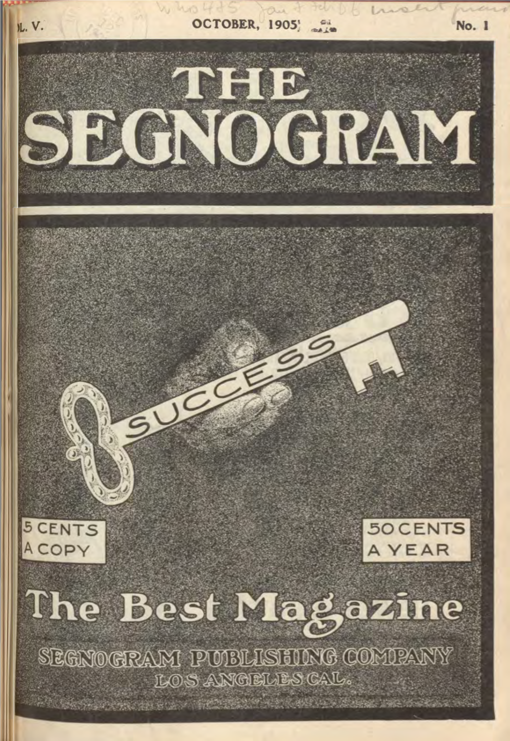 Segnogram V5 N1 Oct 1905