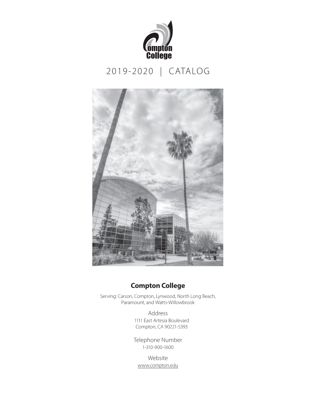 Compton College 2019-2020 Course Catalog