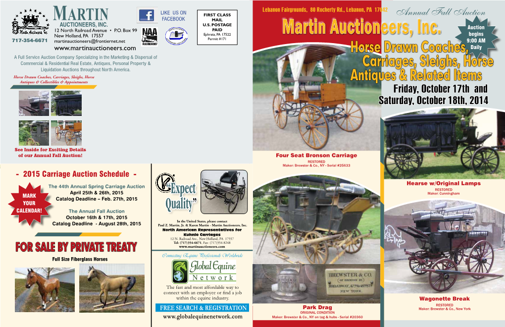 Martin Auctioneers, Inc