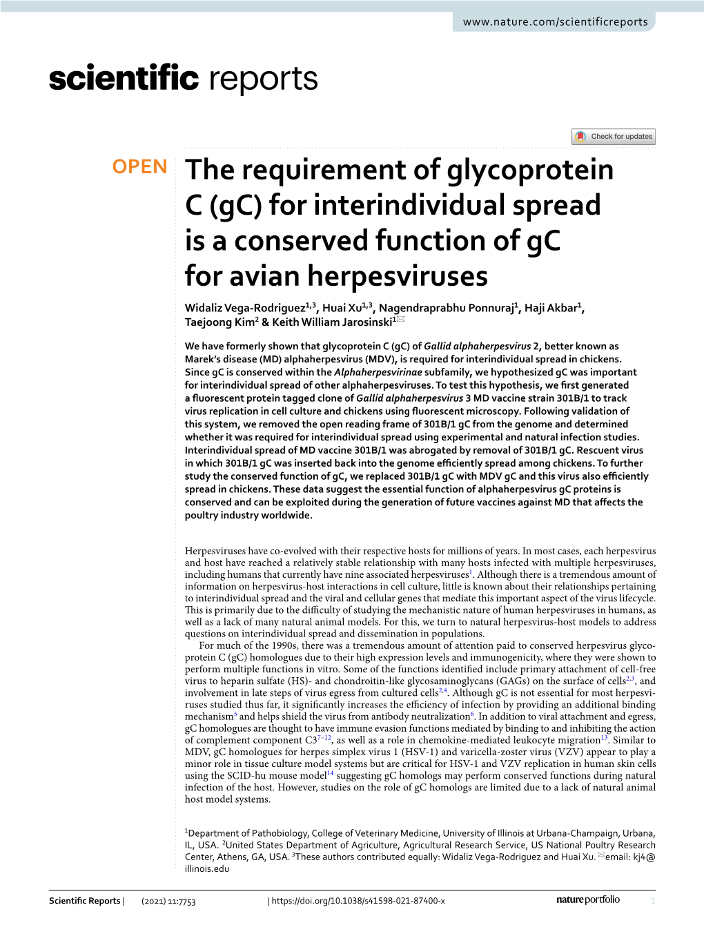 For Interindividual Spread Is a Conserved Function of Gc