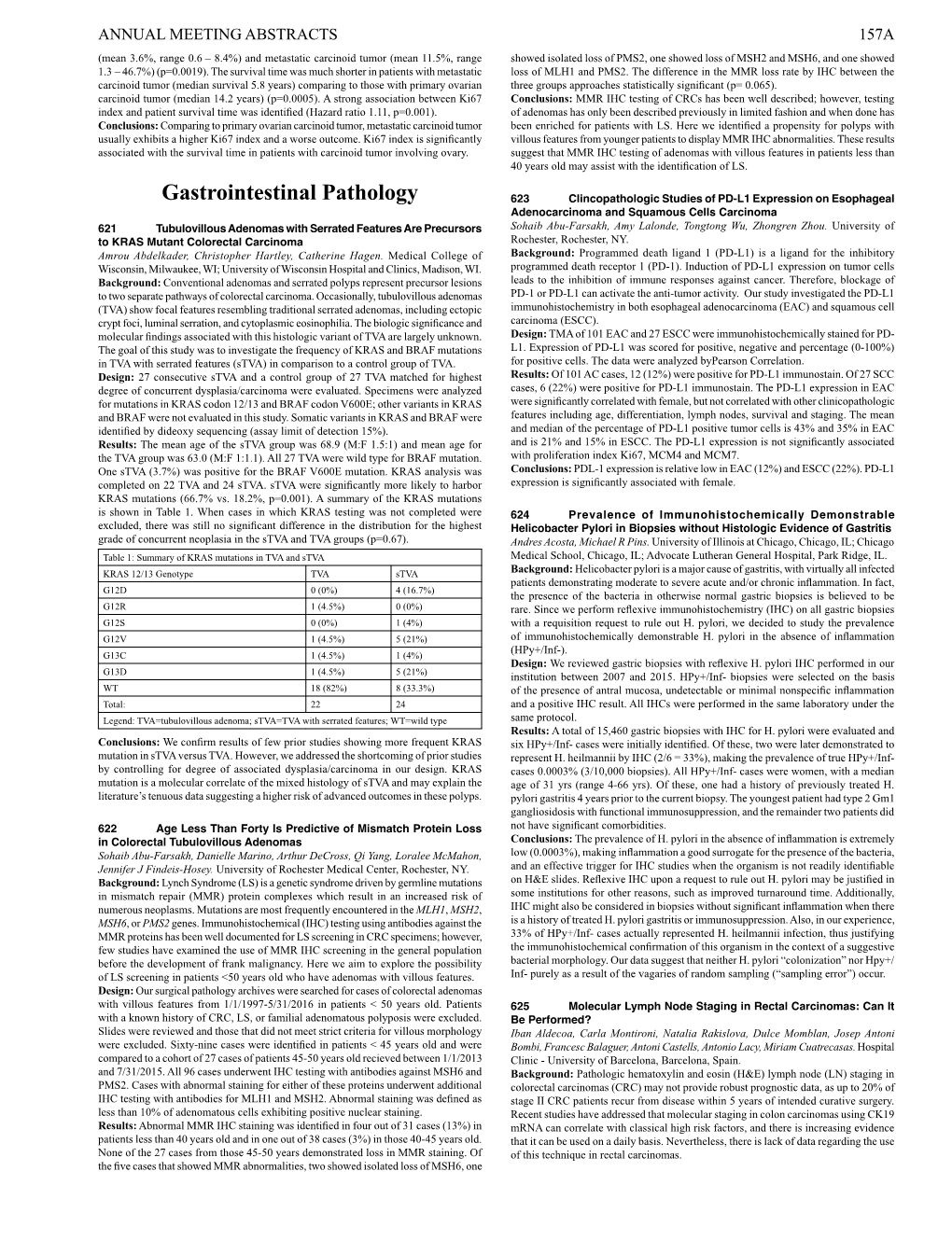 Gastrointestinal Pathology