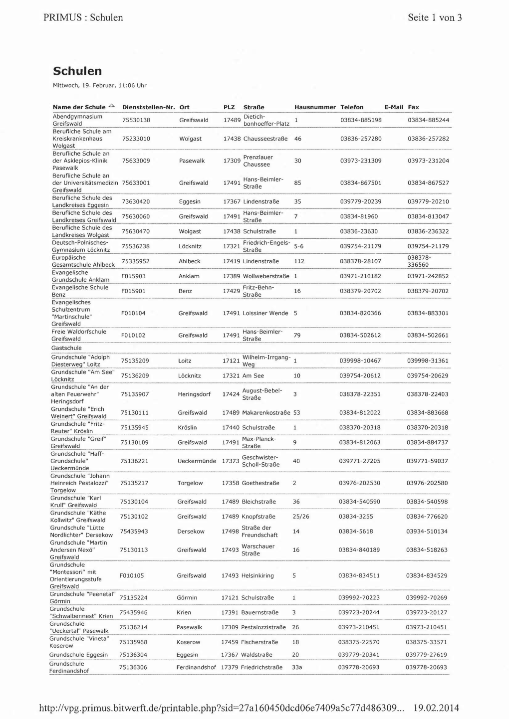 Schulen Seite 1 Von 3