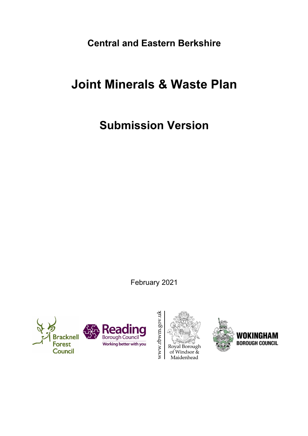 JCEB Plan Consultation Document Proposed Submission V6 June 2020