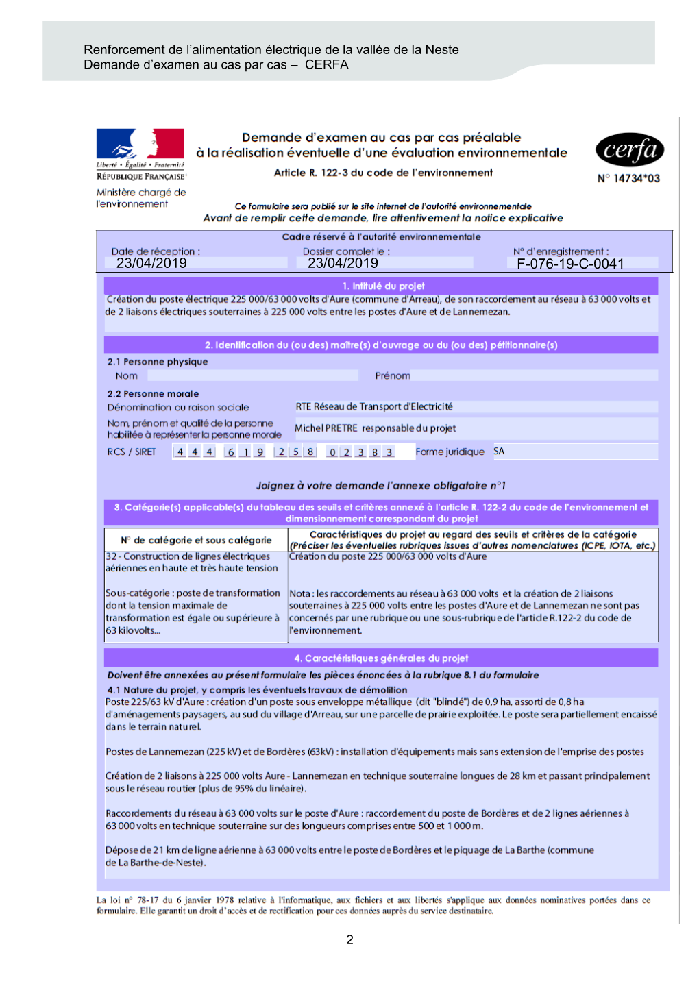 Renforcement De L'alimentation Électrique De La Vallée De La Neste