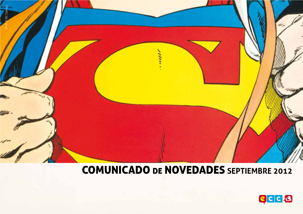 Comunicado De Novedadesseptiembre 2012