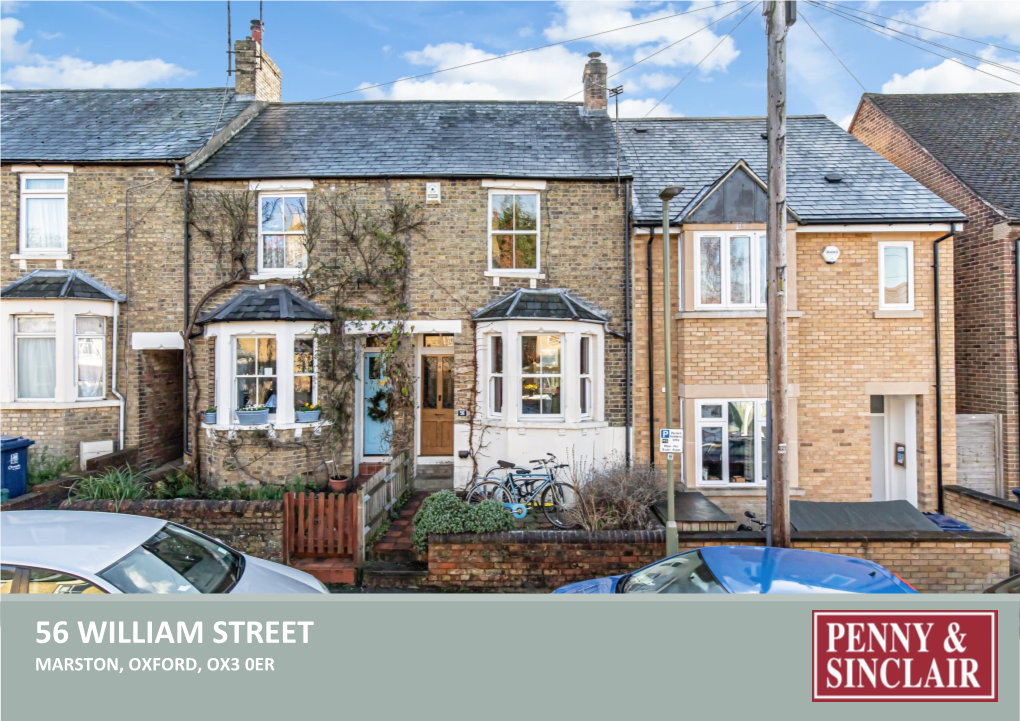 56 William Street Marston, Oxford, Ox3 0Er 56 William Street Marston, Oxford, Ox3 0Er Guide Price £475,000