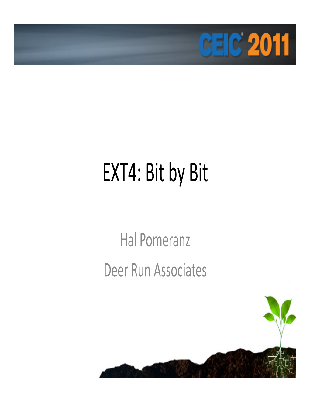 EXT4: Bit by Bit