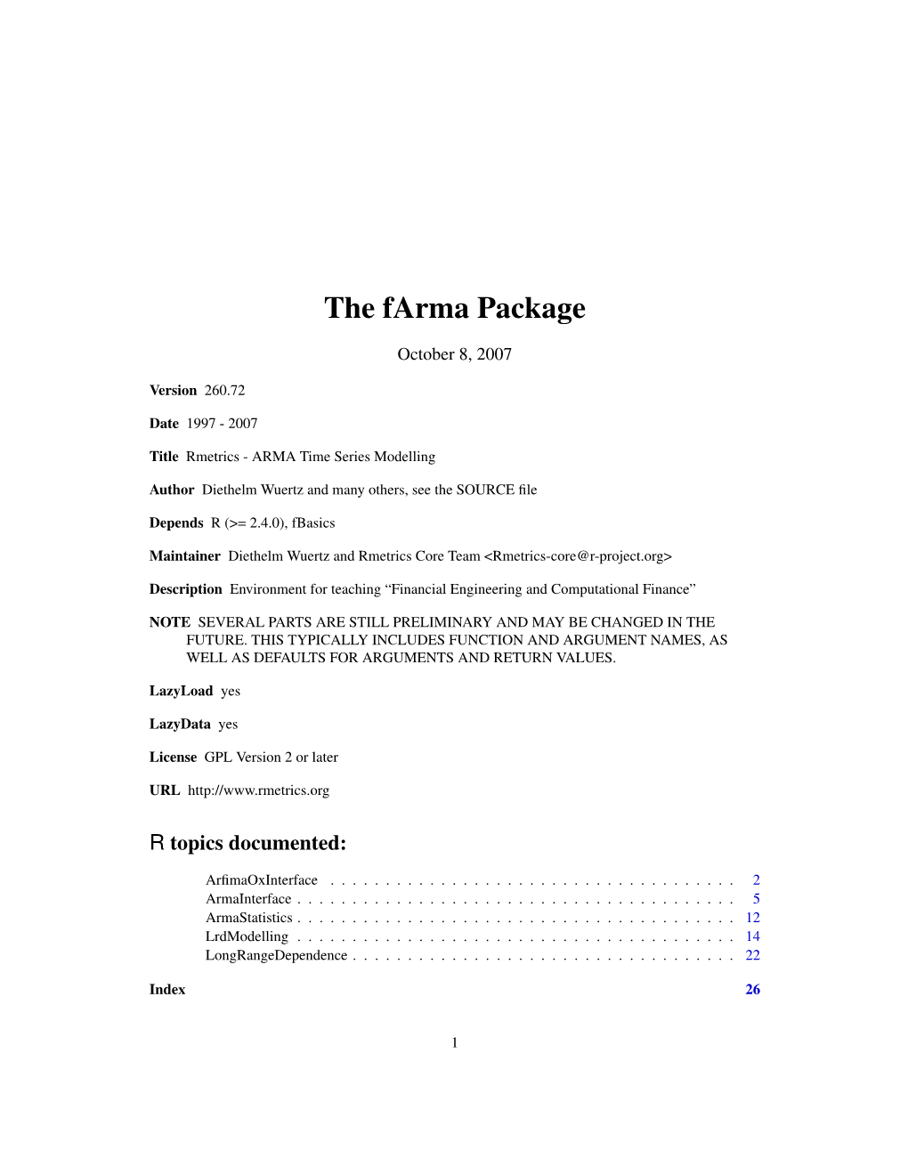 The Farma Package