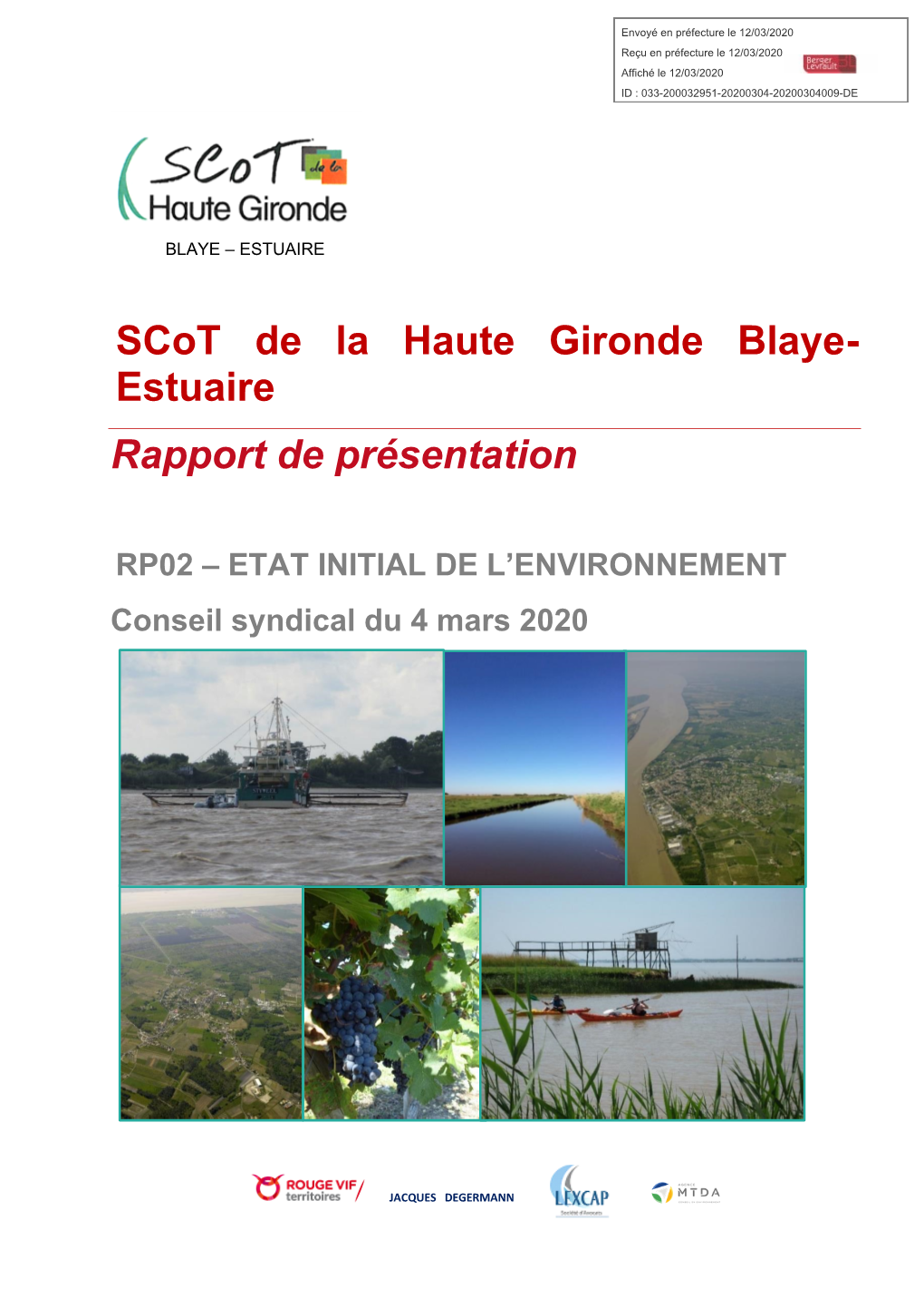 Etat Initial De L'environnement (Pages 1 À 129)