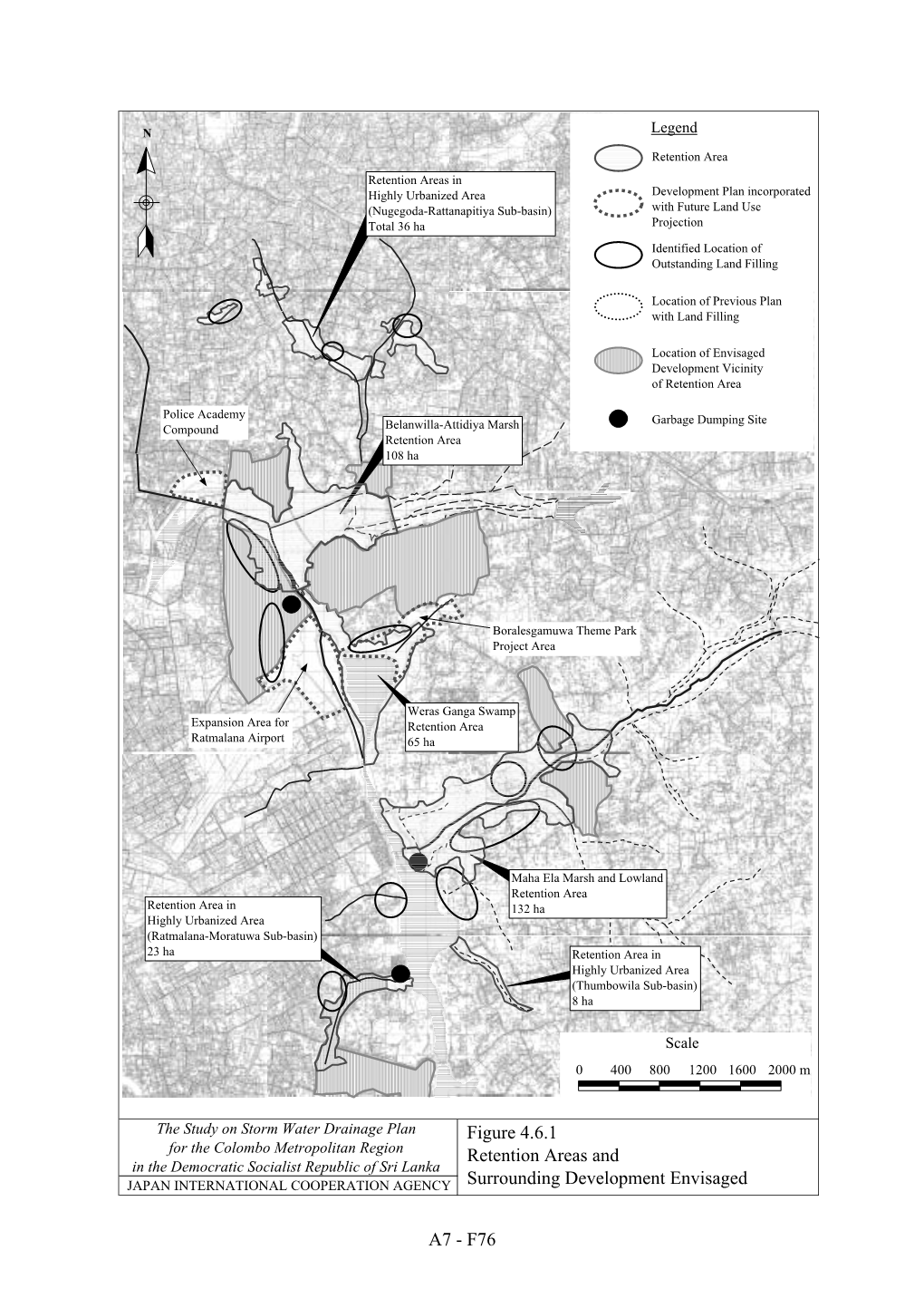 Figure 4.6.1 Retention Areas and Surrounding Development