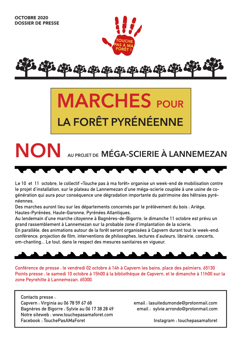 Non Au Projet De Méga-Scierie À Lannemezan