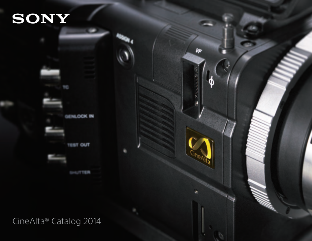 Cinealta® Catalog 2014