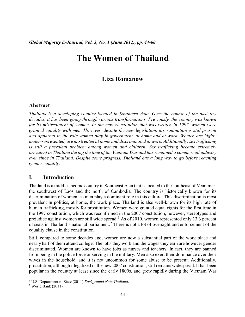 The Women of Thailand
