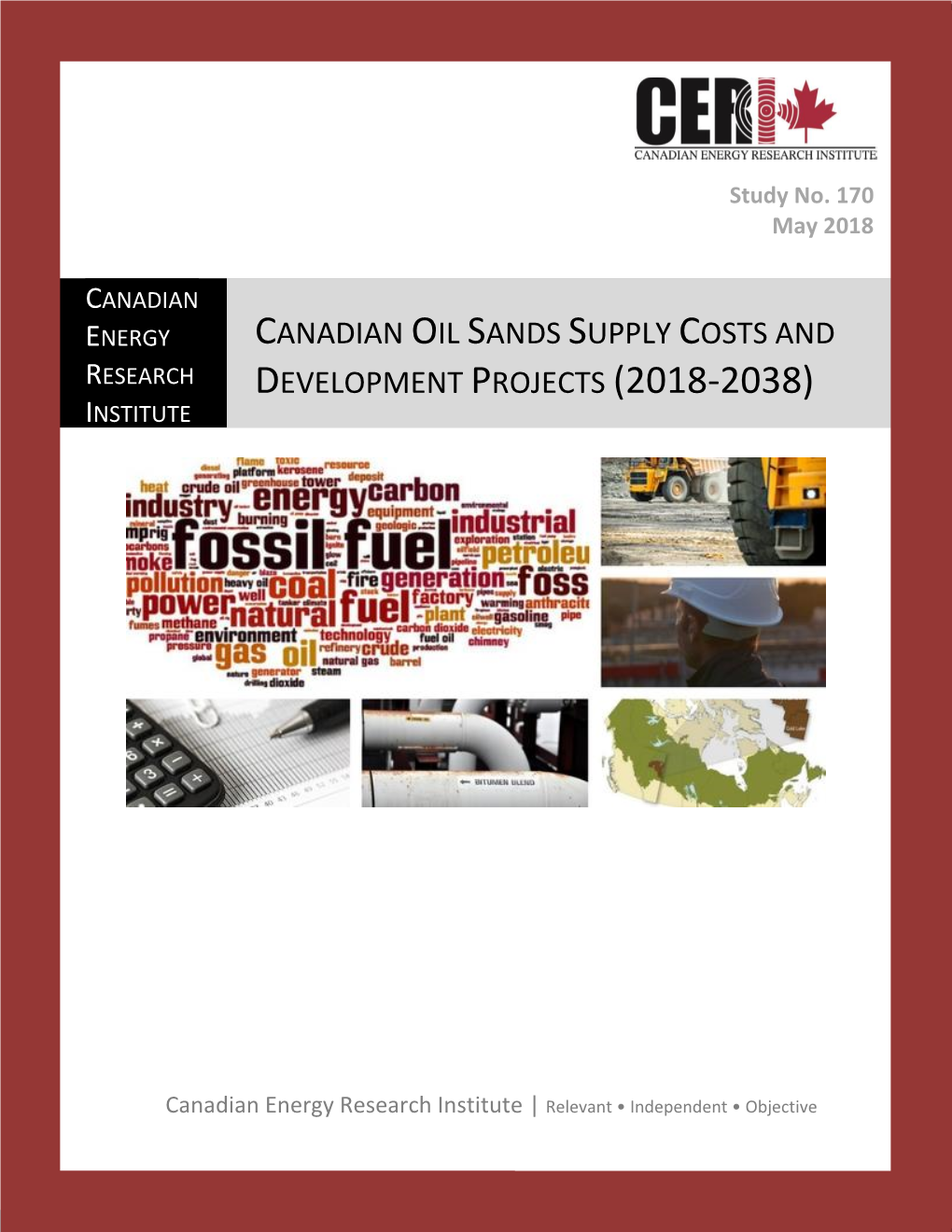 Canadian Oil Sands Supply Costs and Development Projects (2018-2038)
