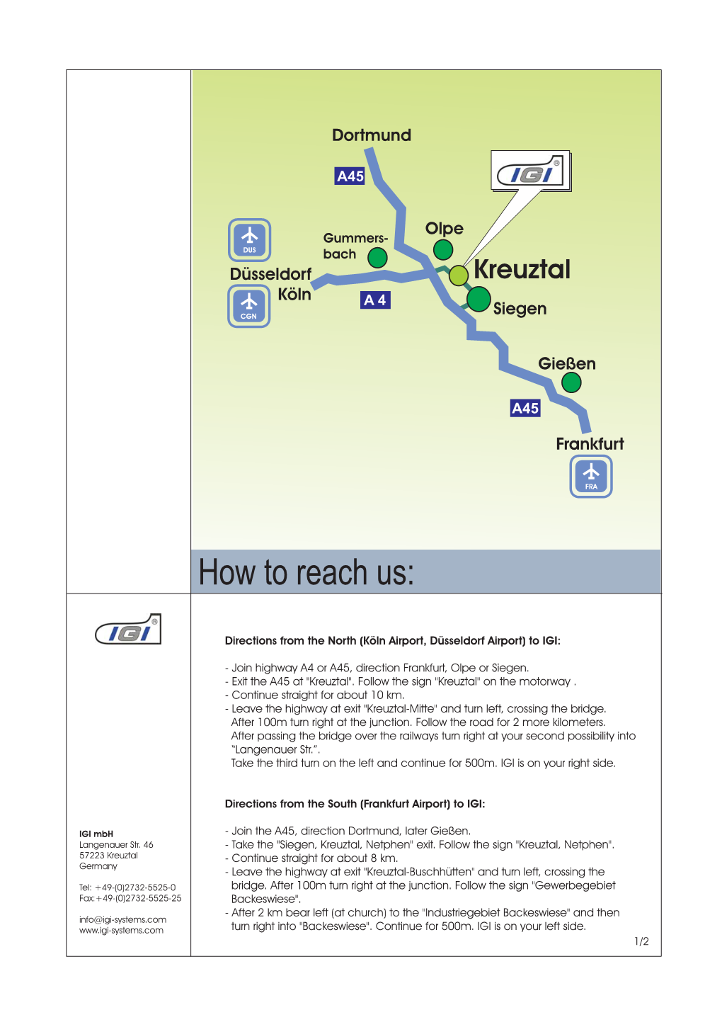 Kreuztal Köln A4