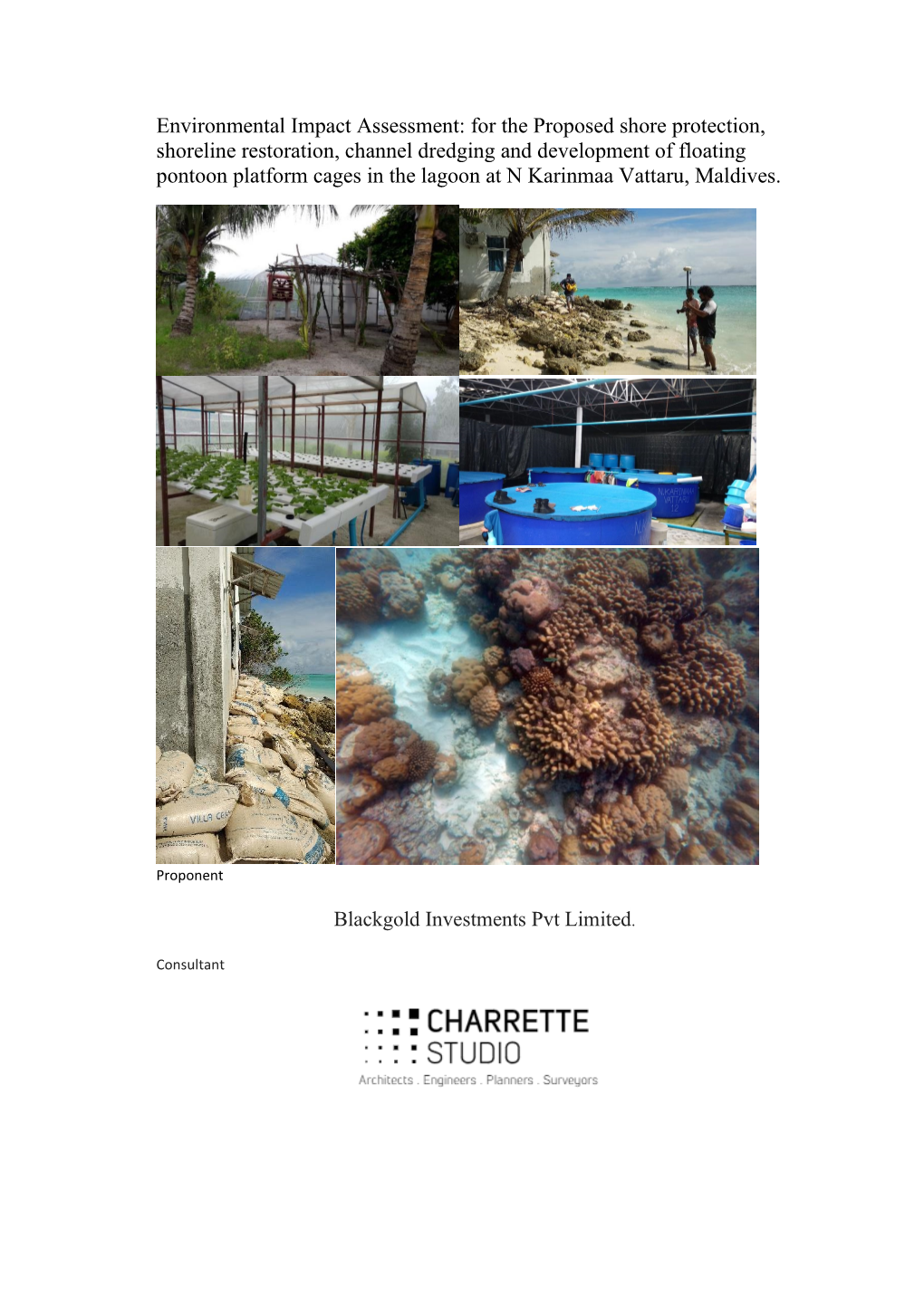 Environmental Impact Assessment: for the Proposed Shore Protection