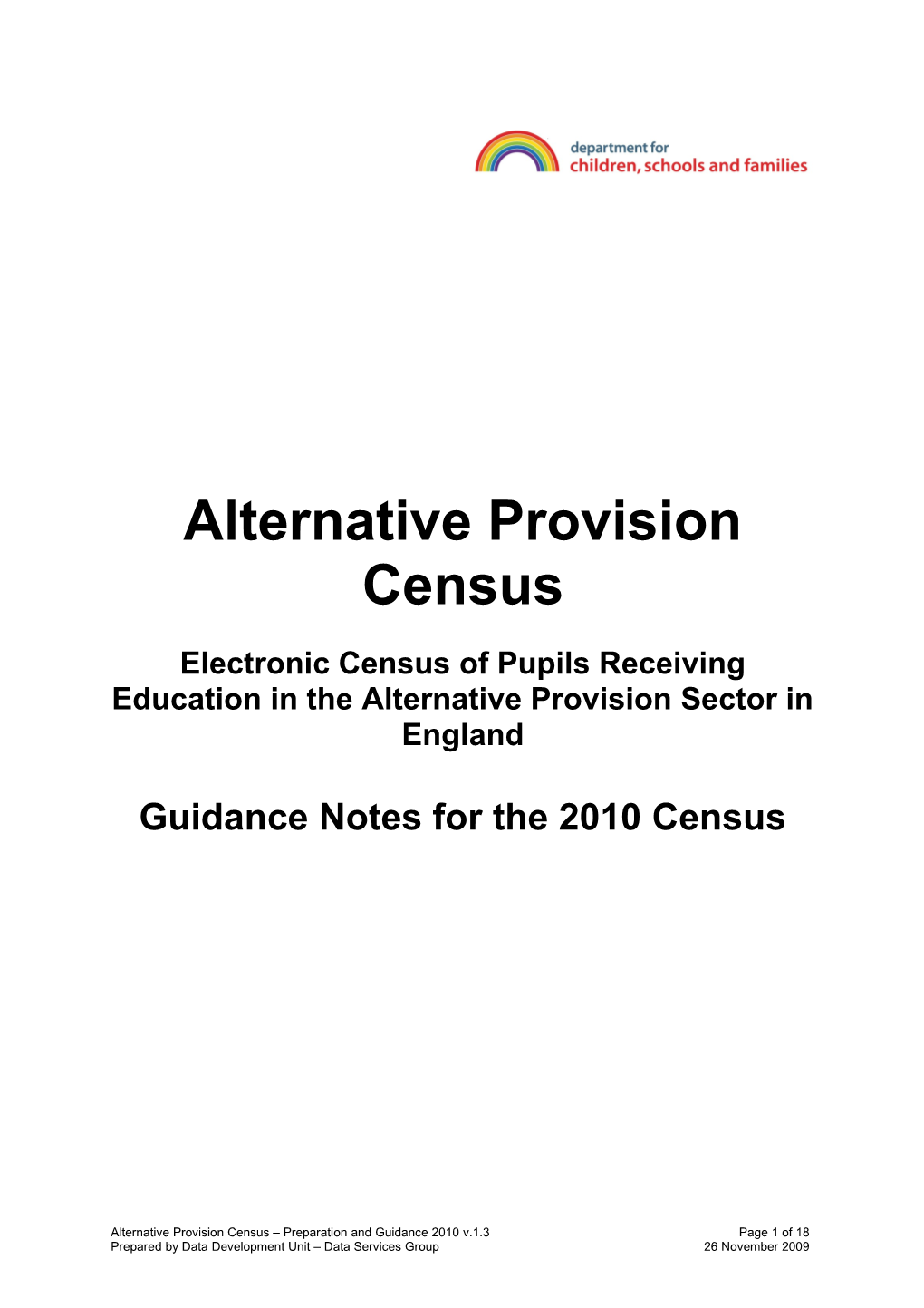 SW Census Guidance