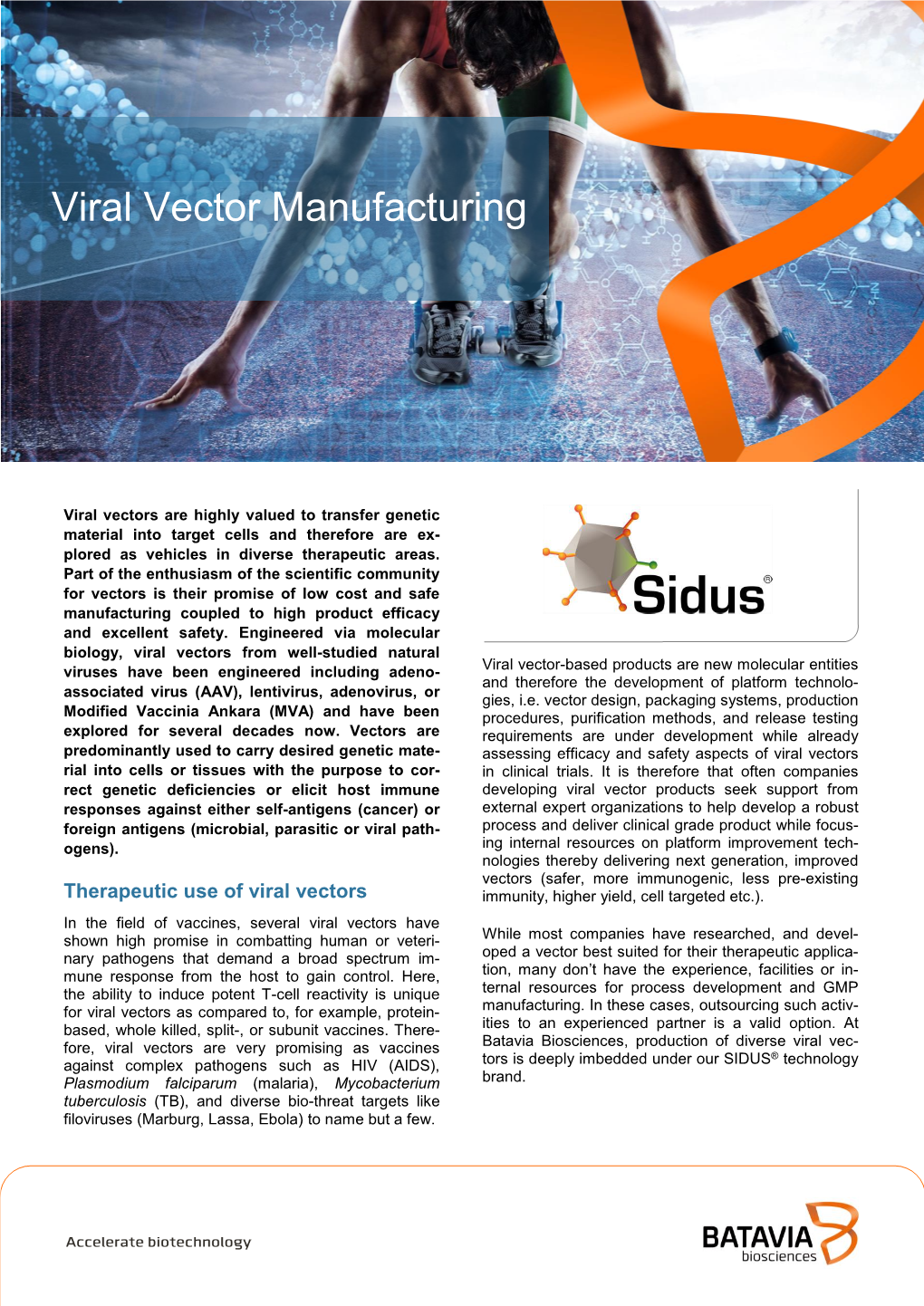 Viral Vector Manufacturing