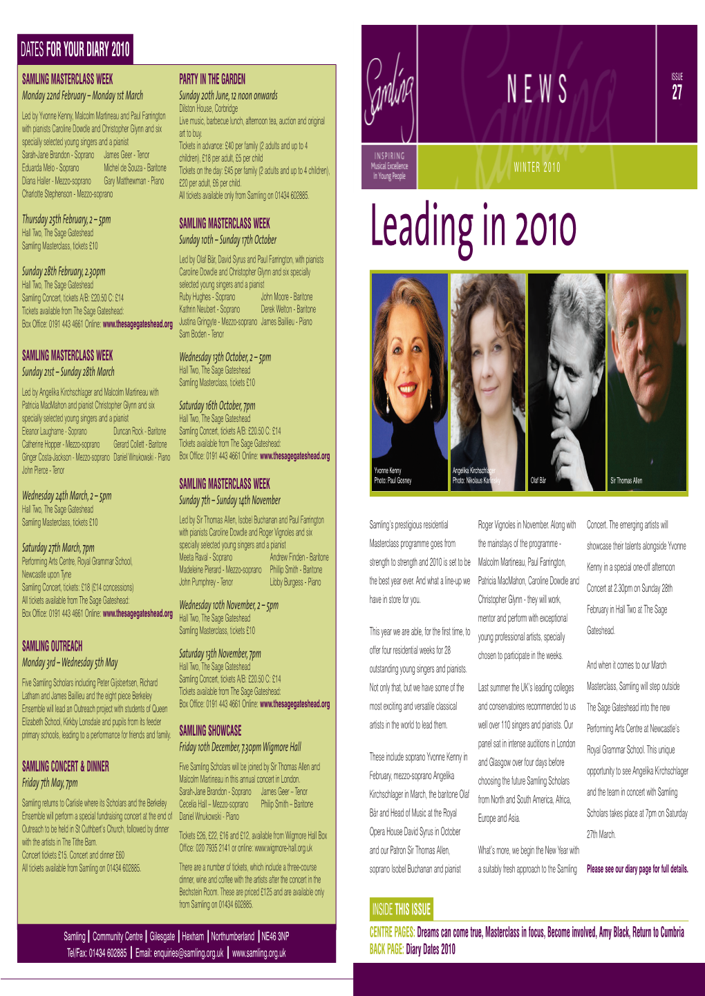 Leading in 2010