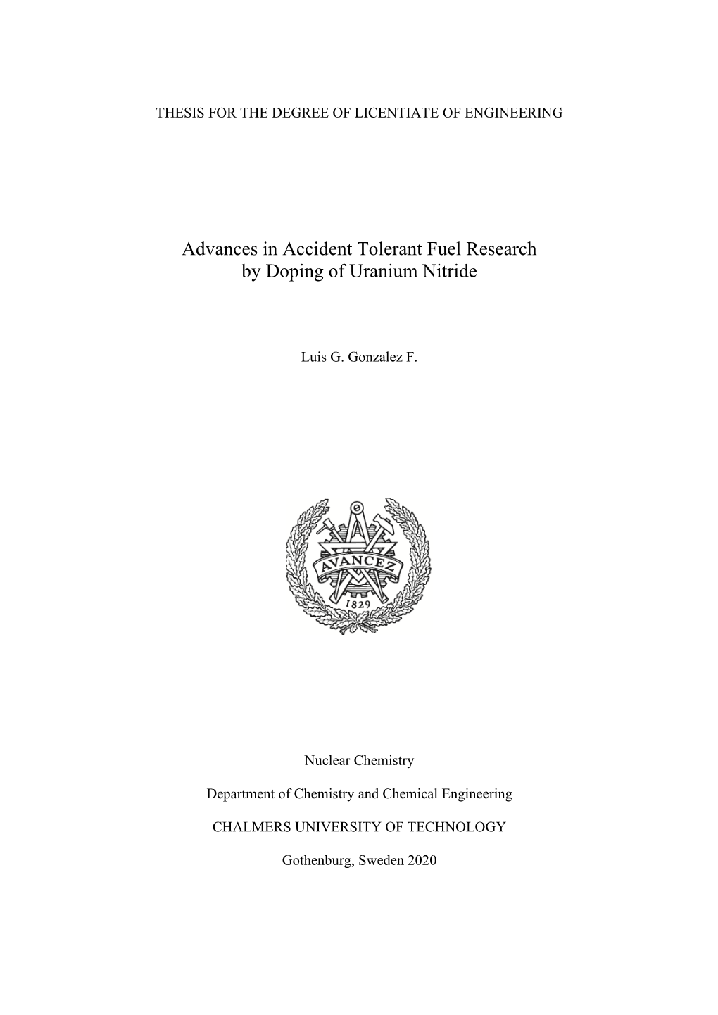 Advances in Accident Tolerant Fuel Research by Doping of Uranium Nitride