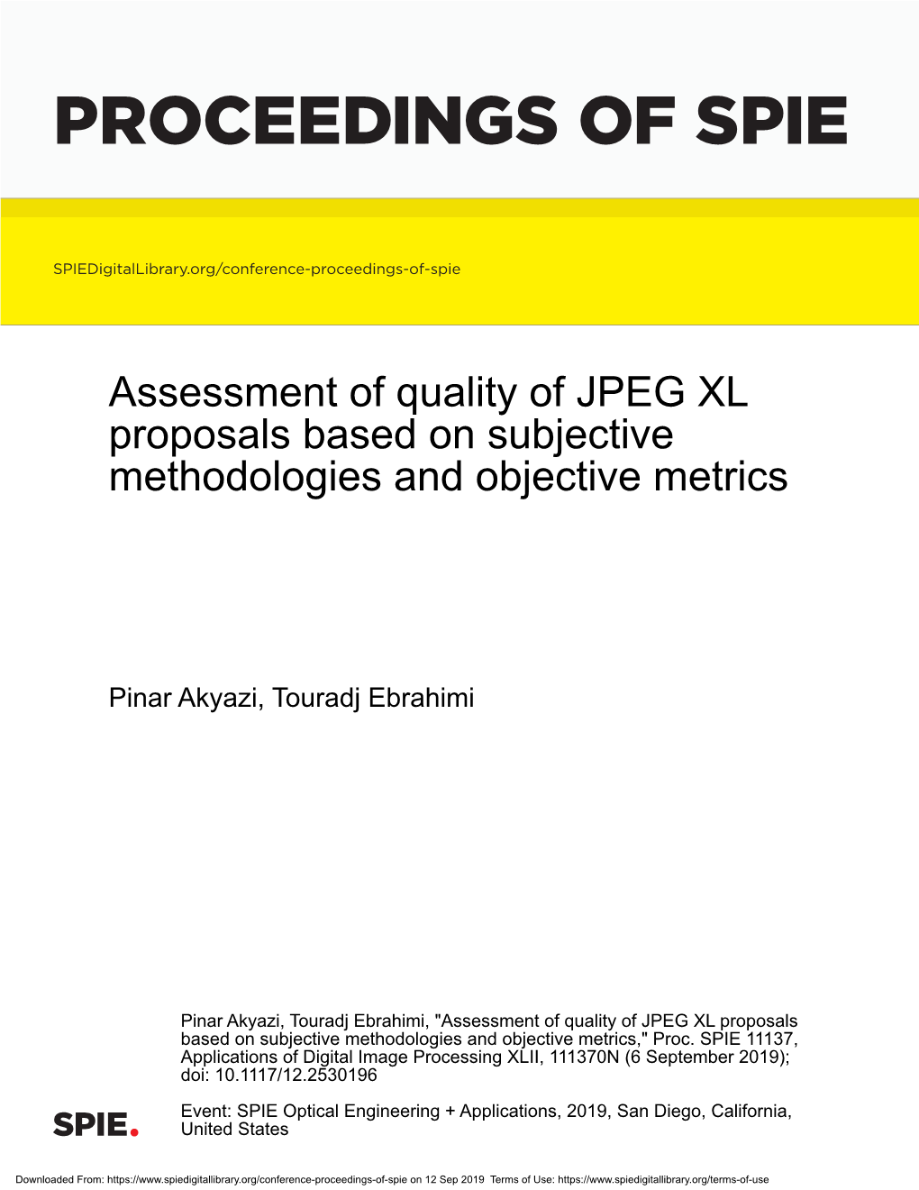 Proceedings of Spie