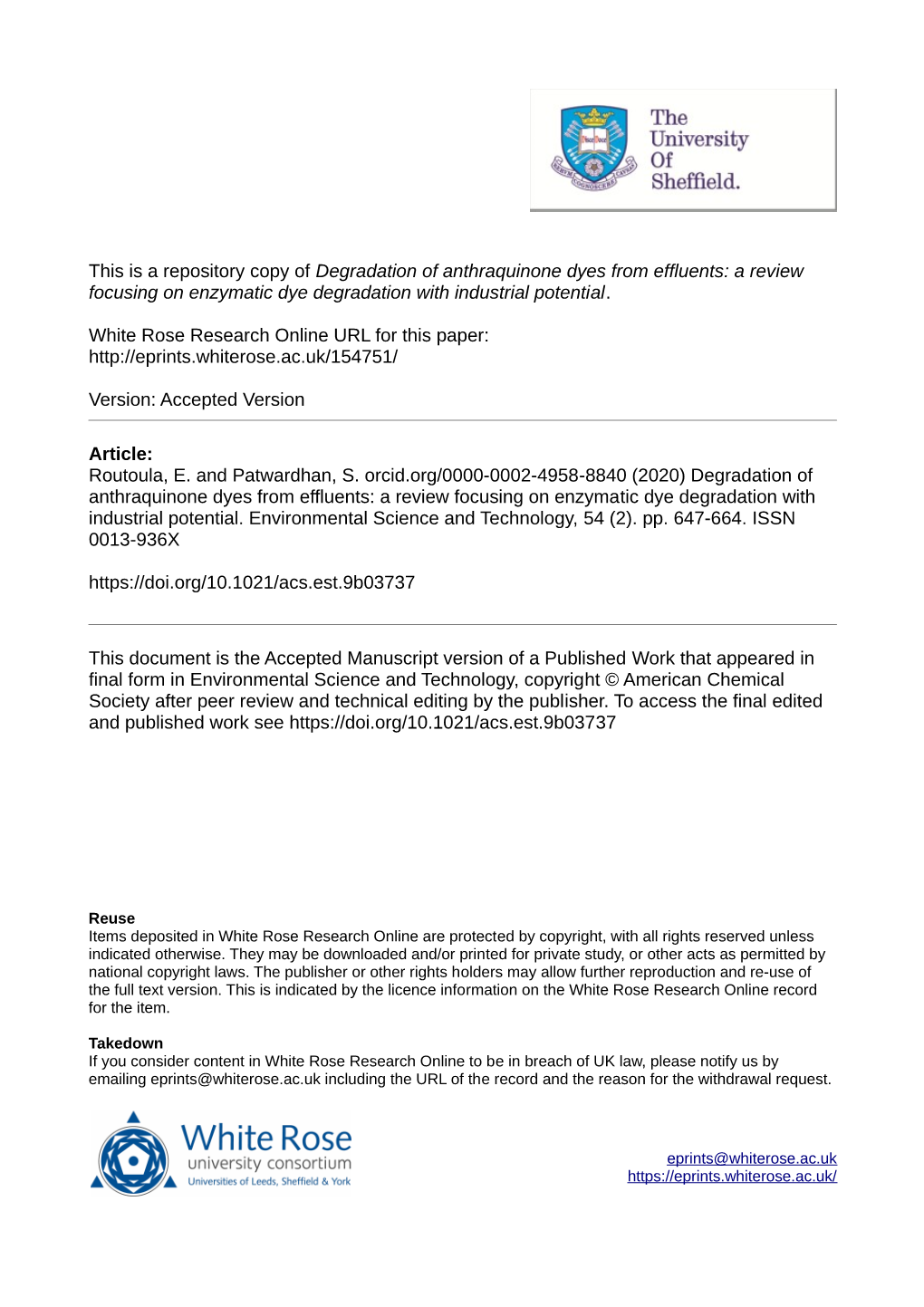 Degradation of Anthraquinone Dyes from Effluents: a Review Focusing on Enzymatic Dye Degradation with Industrial Potential