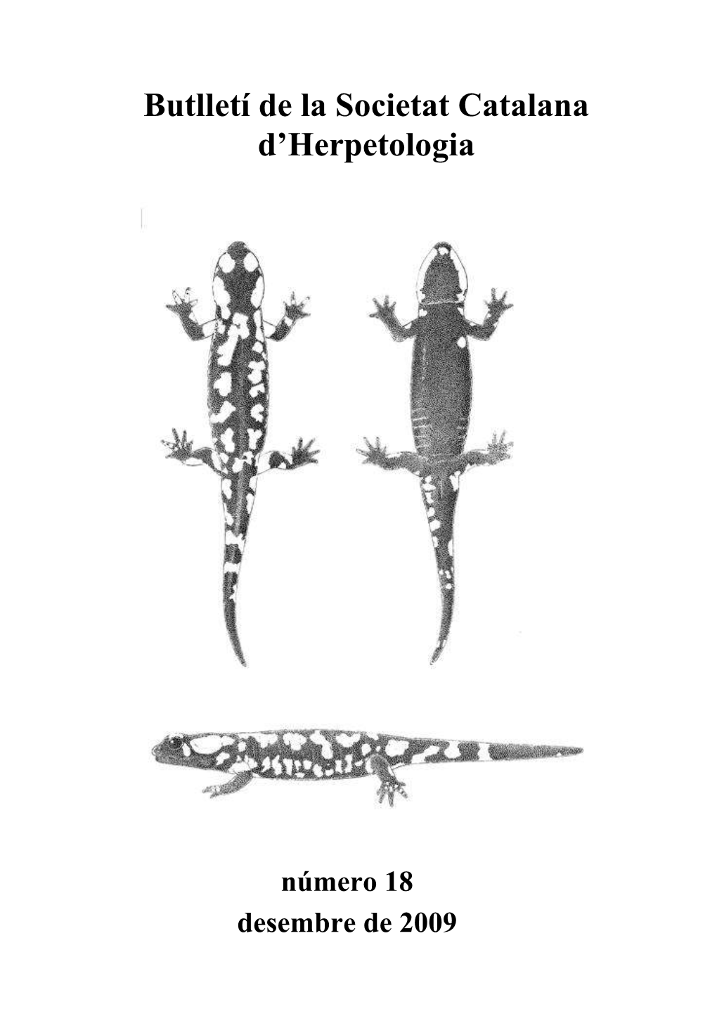 Butlletí De La Societat Catalana D'herpetologia