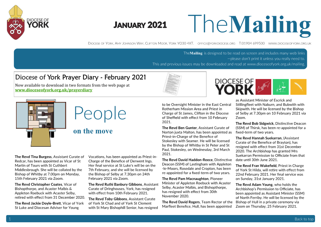 Themailing January 2021