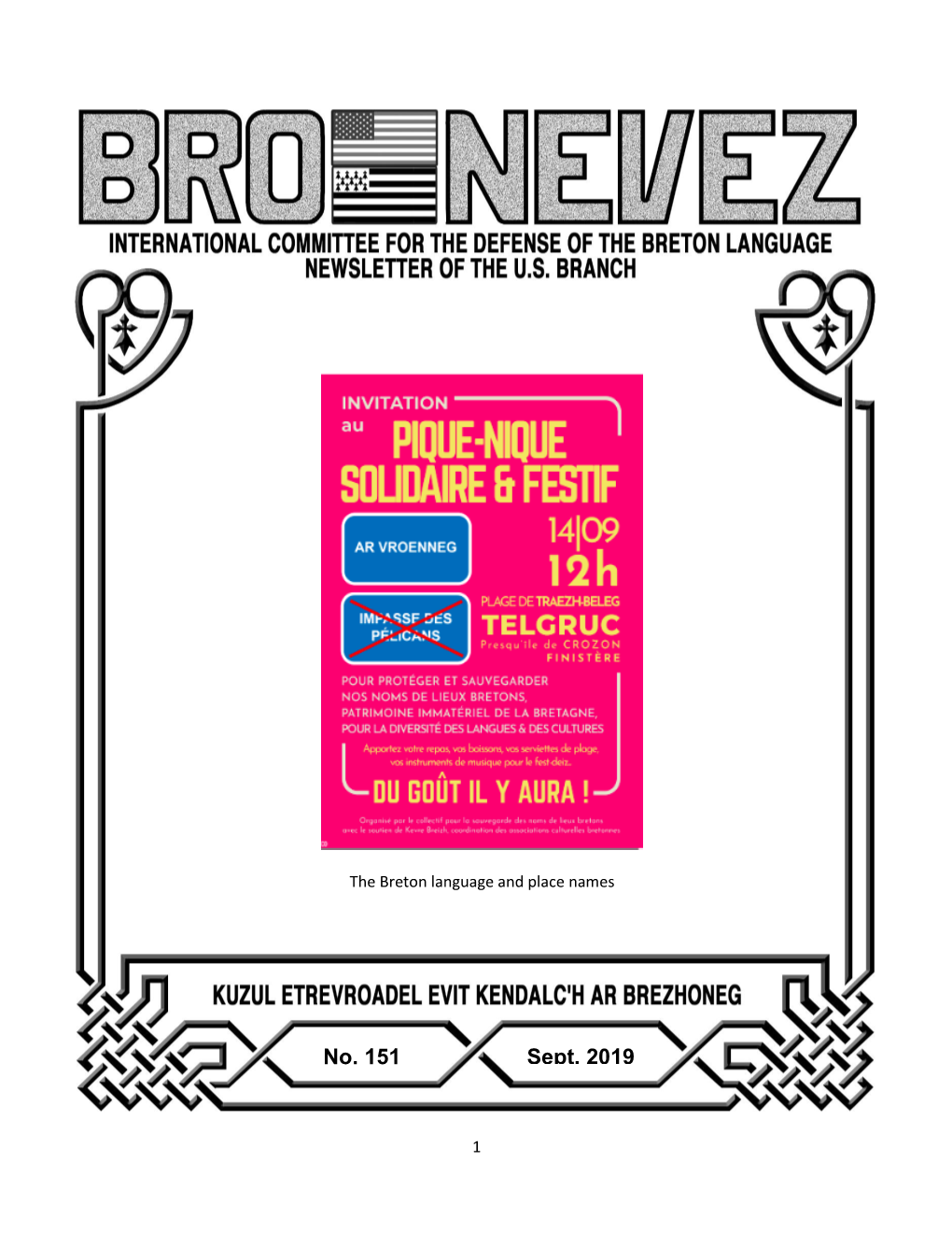 Bro Nevez 151 Editorial