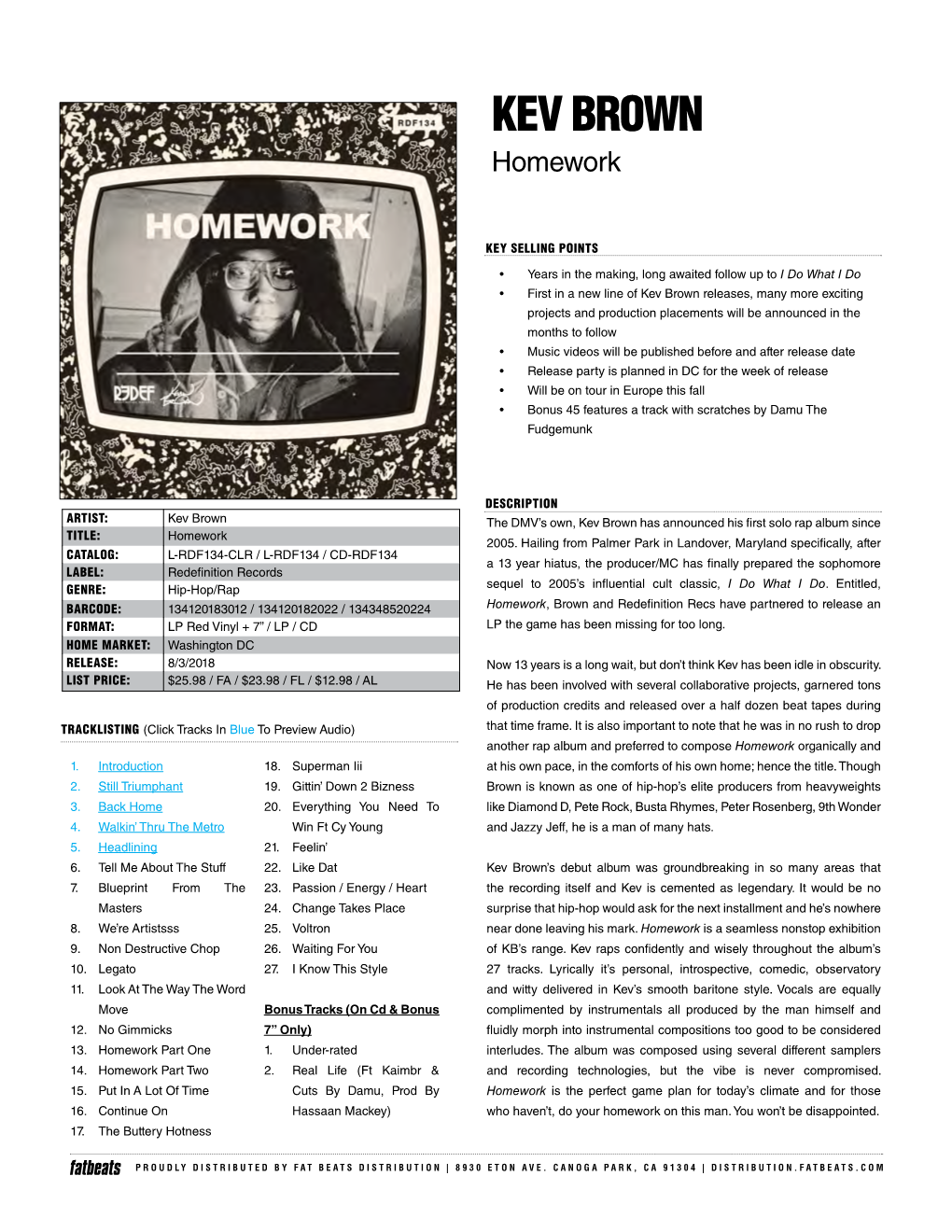 KEV BROWN Homework