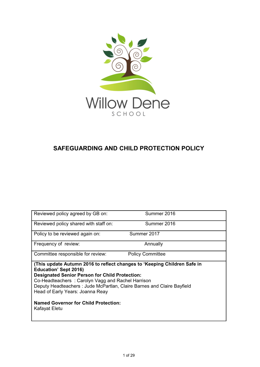 Child Protection Model Policy s1