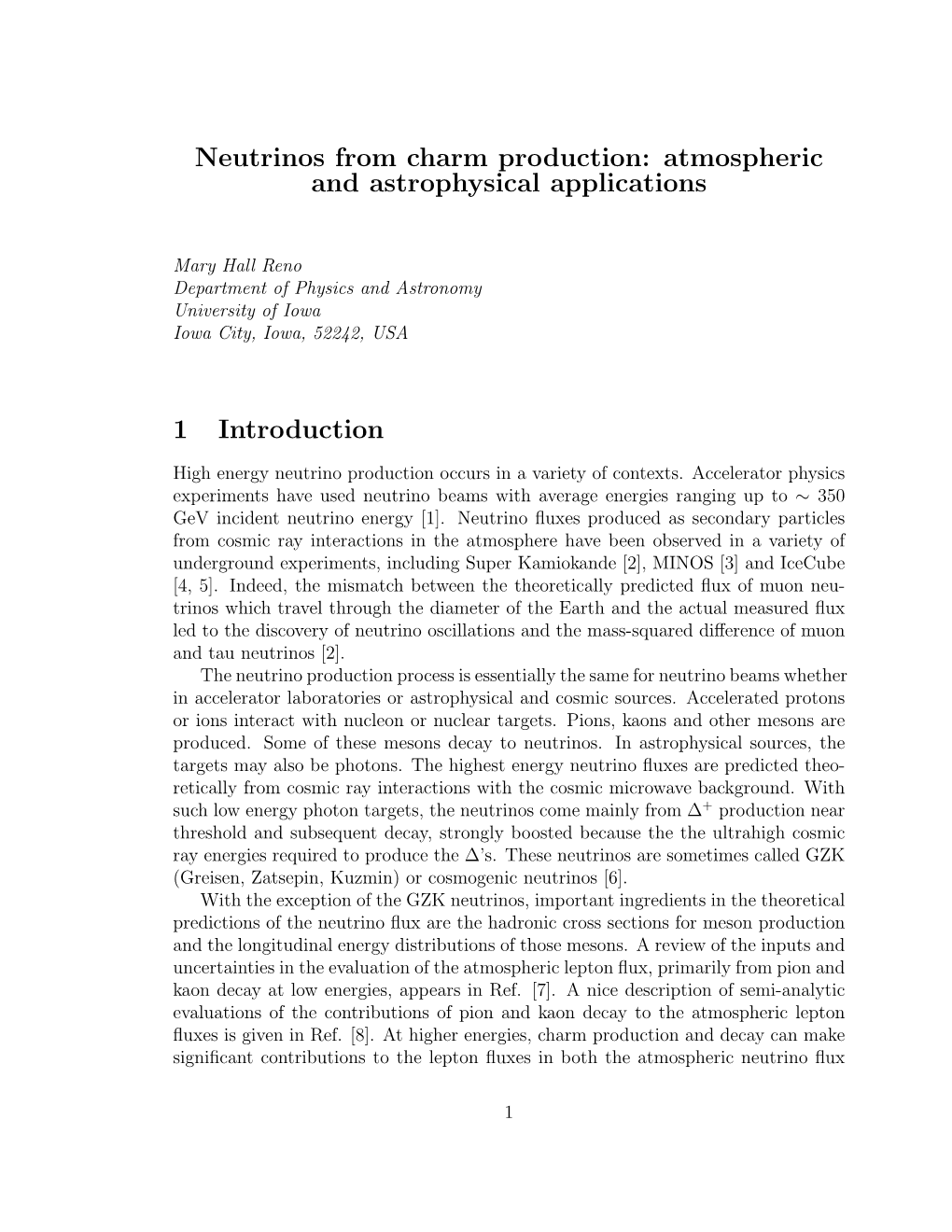 Neutrinos from Charm Production: Atmospheric and Astrophysical Applications