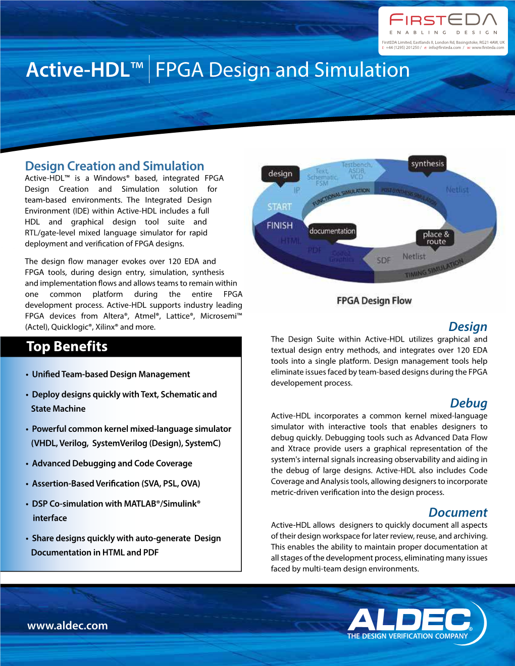 Active-HDL™ FPGA Design and Simulation