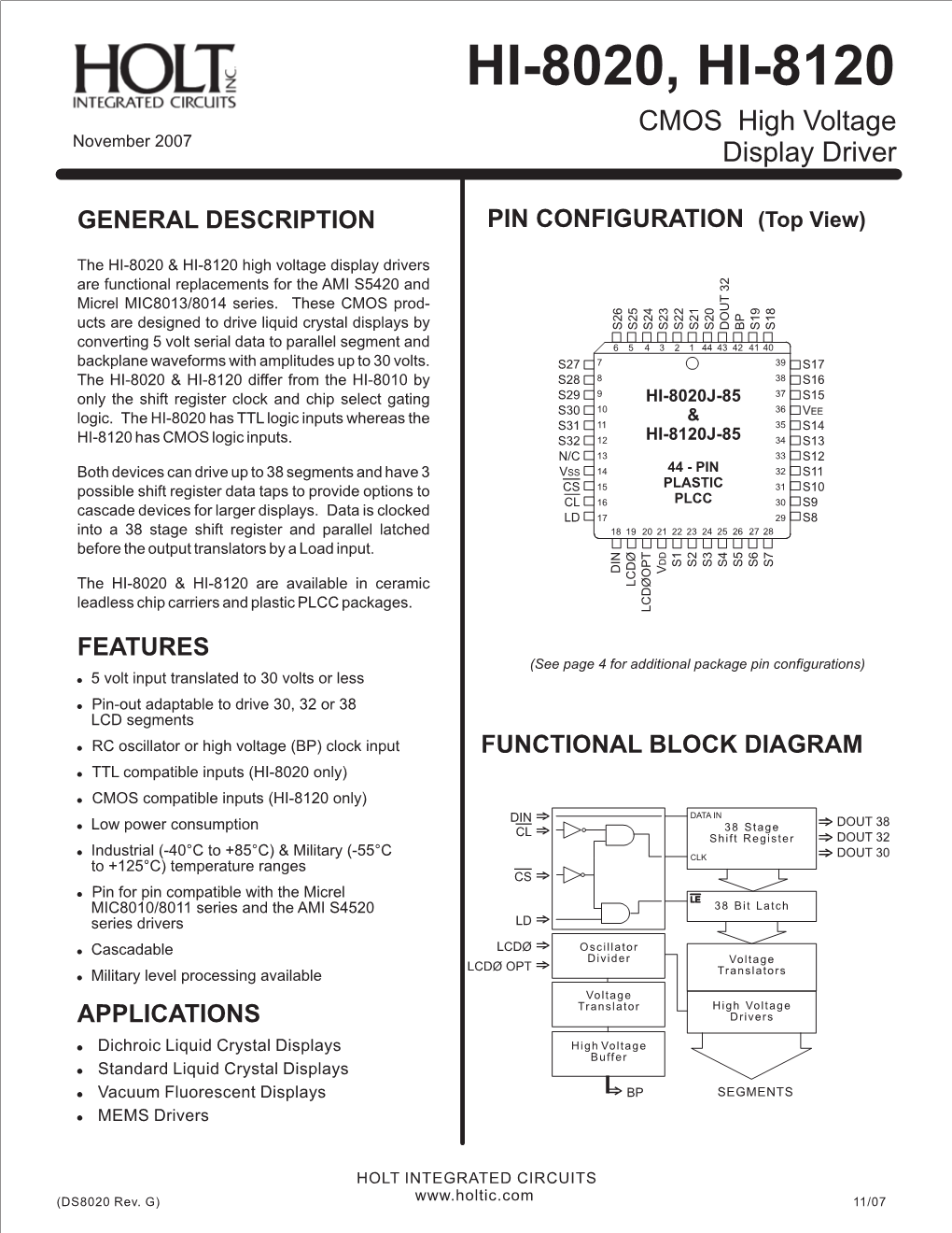 HI-8020 Rev. G