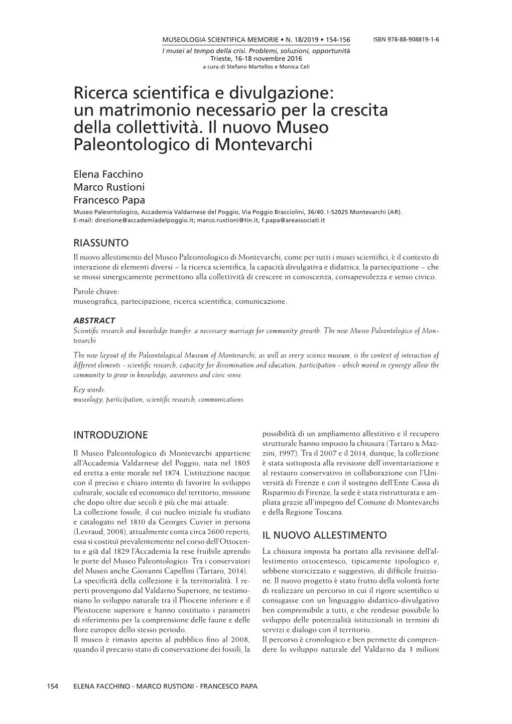 Ricerca Scientifica E Divulgazione: Un Matrimonio Necessario Per La