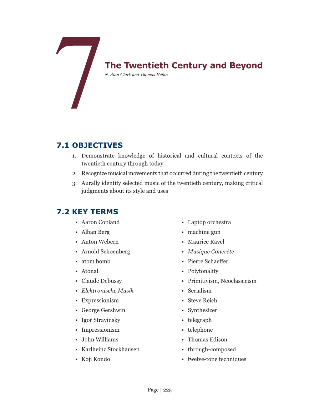 7The Twentieth Century and Beyond