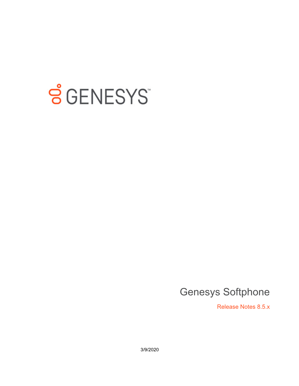 Genesys Softphone