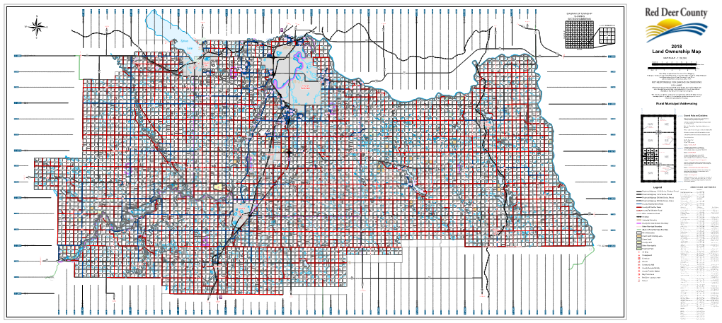 Red Deer County 2018 Land Ownership