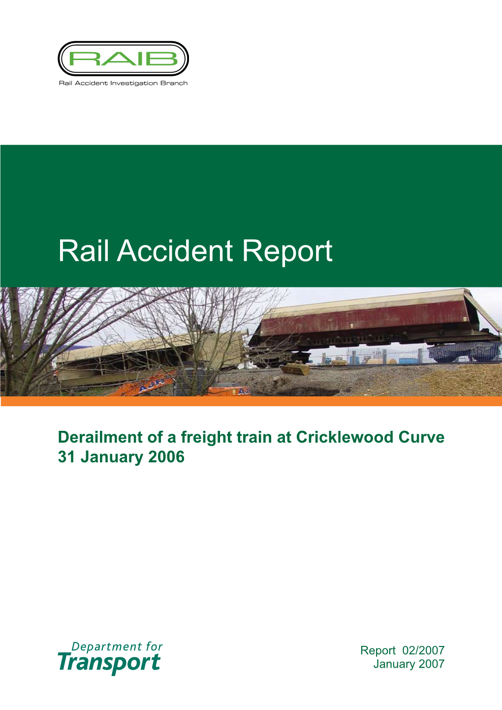 RAIB Report 02/2007