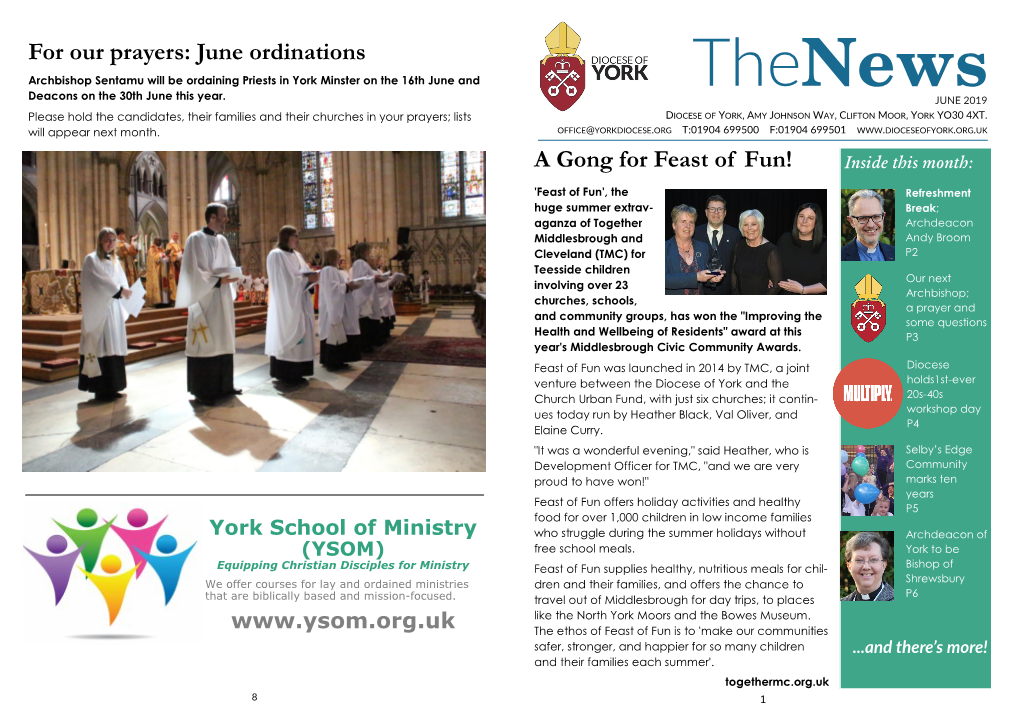 Thenews Deacons on the 30Th June This Year