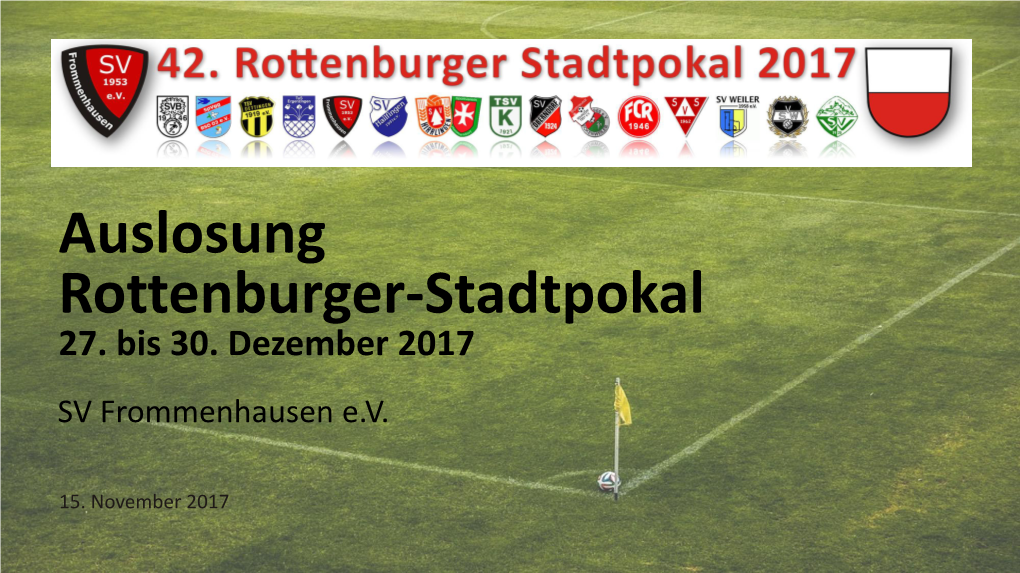Auslosung Rottenburger-Stadtpokal 27