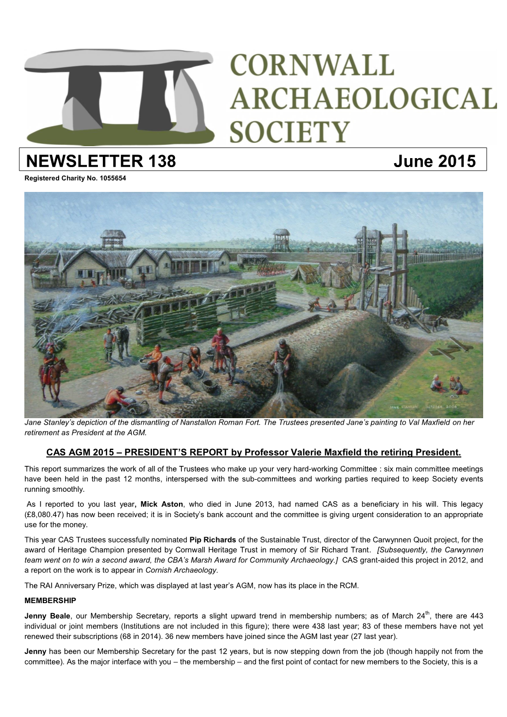 NEWSLETTER 138 June 2015 2014