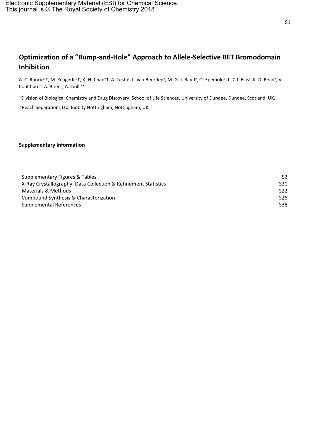 Approach to Allele-Selective BET Bromodomain Inhibition